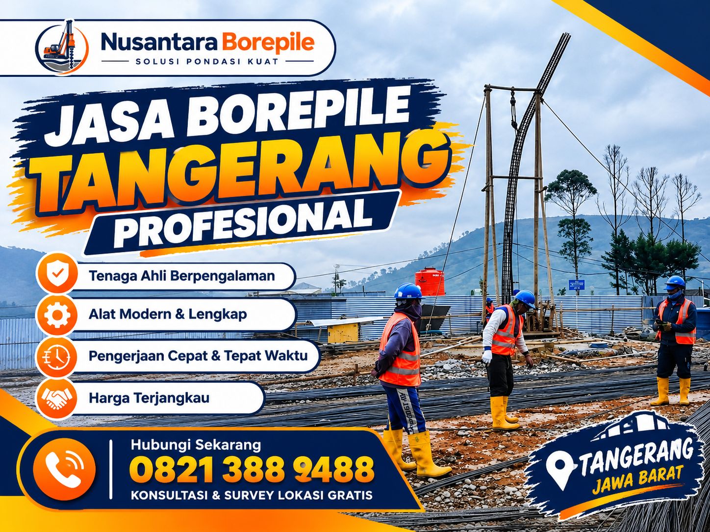 Jasa Bore pile Tangerang