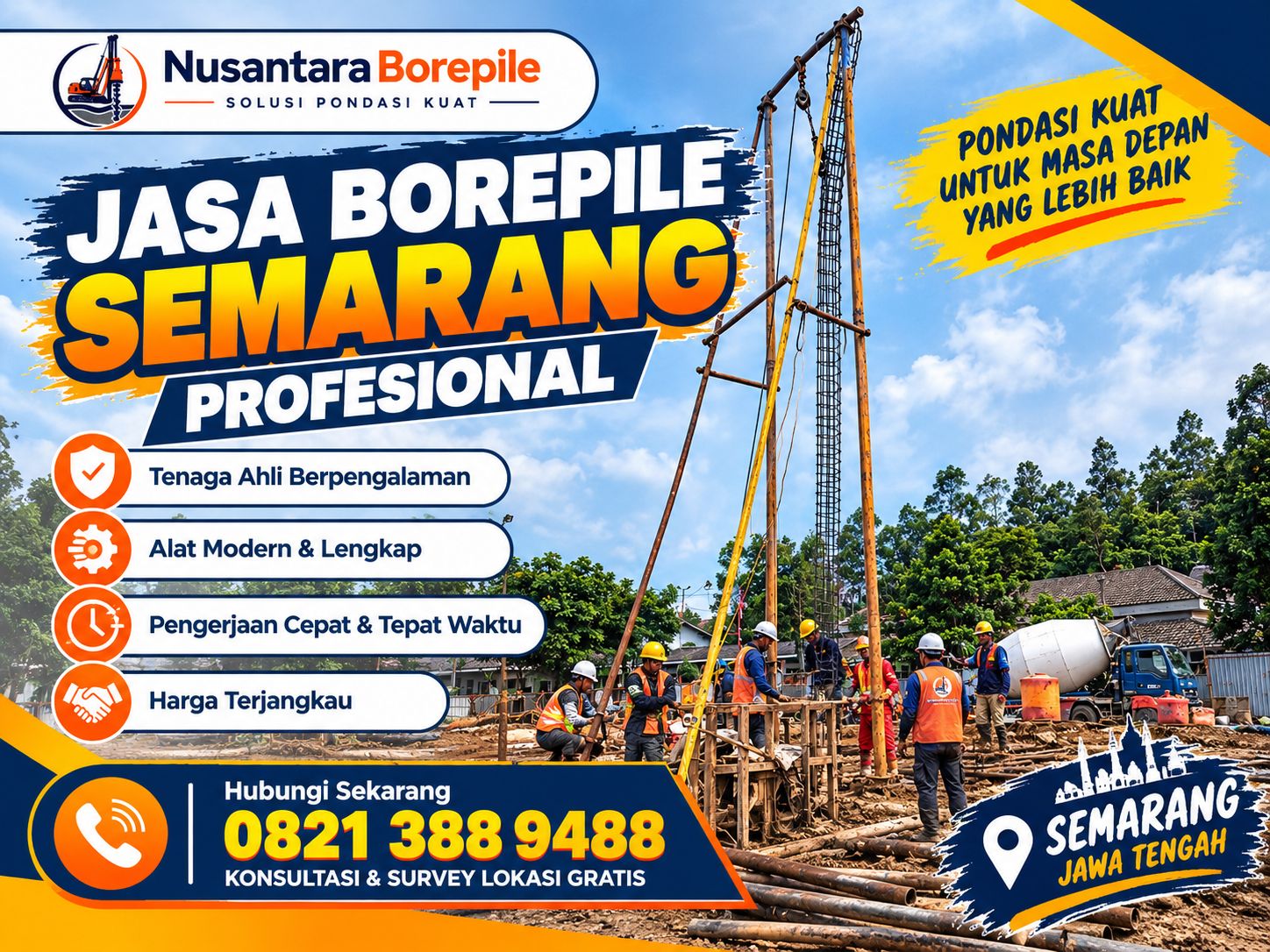 Jasa Bore pile semarang